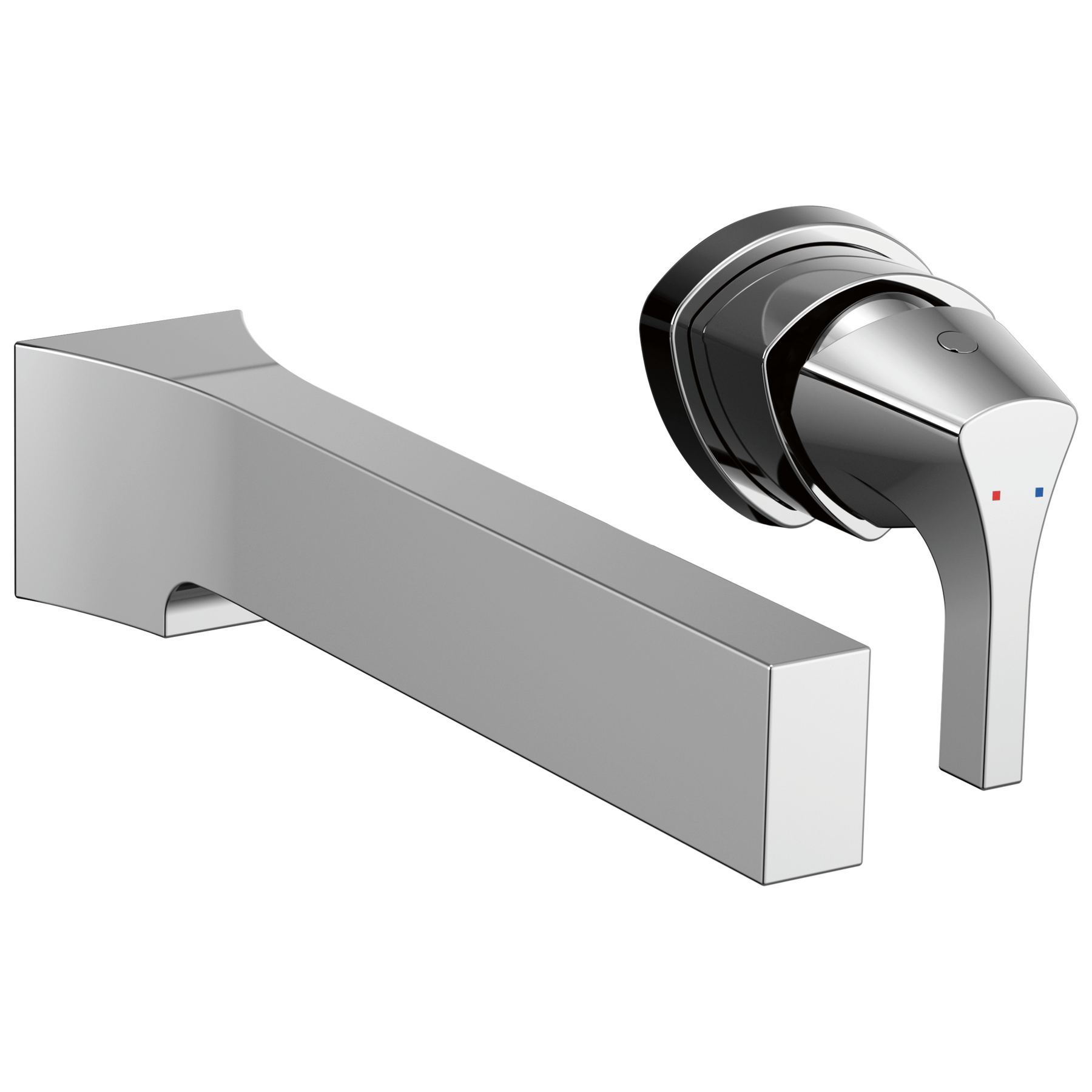 Single Handle Wall Mount Bathroom Faucet Trim in Chrome — image 1