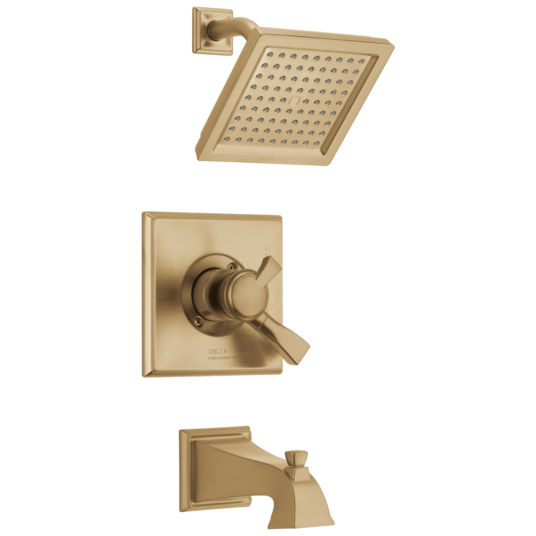 Monitor® 17 Series Tub & Shower Trim in Champagne Bronze T17451-CZ
