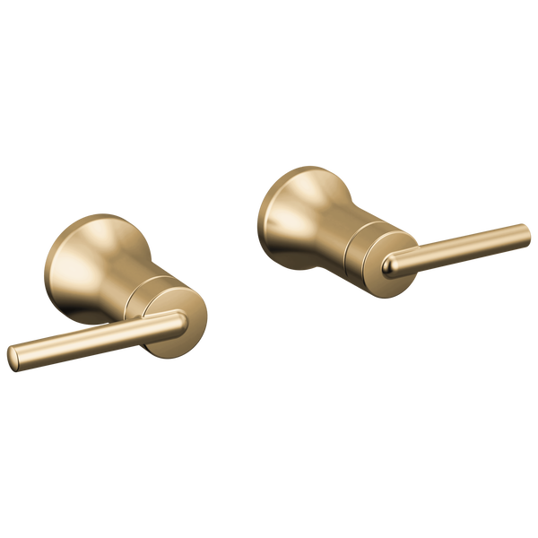 Lever Handle -Wall Mount Lav in Champagne Bronze H557CZ | Delta Faucet