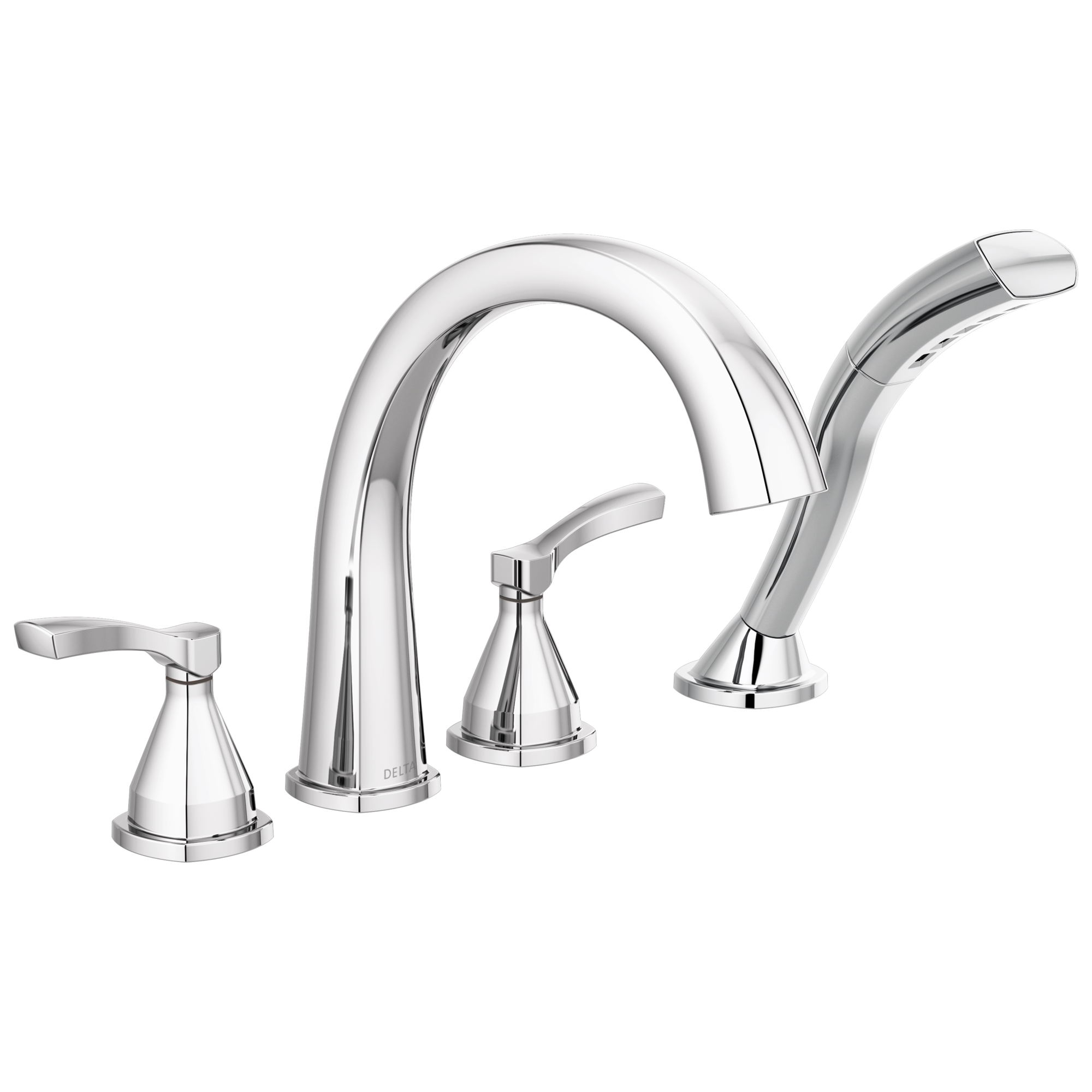 Delta Faucet Stryke Roman Tub Trim With Hand Shower - Lumicoat - Chrome