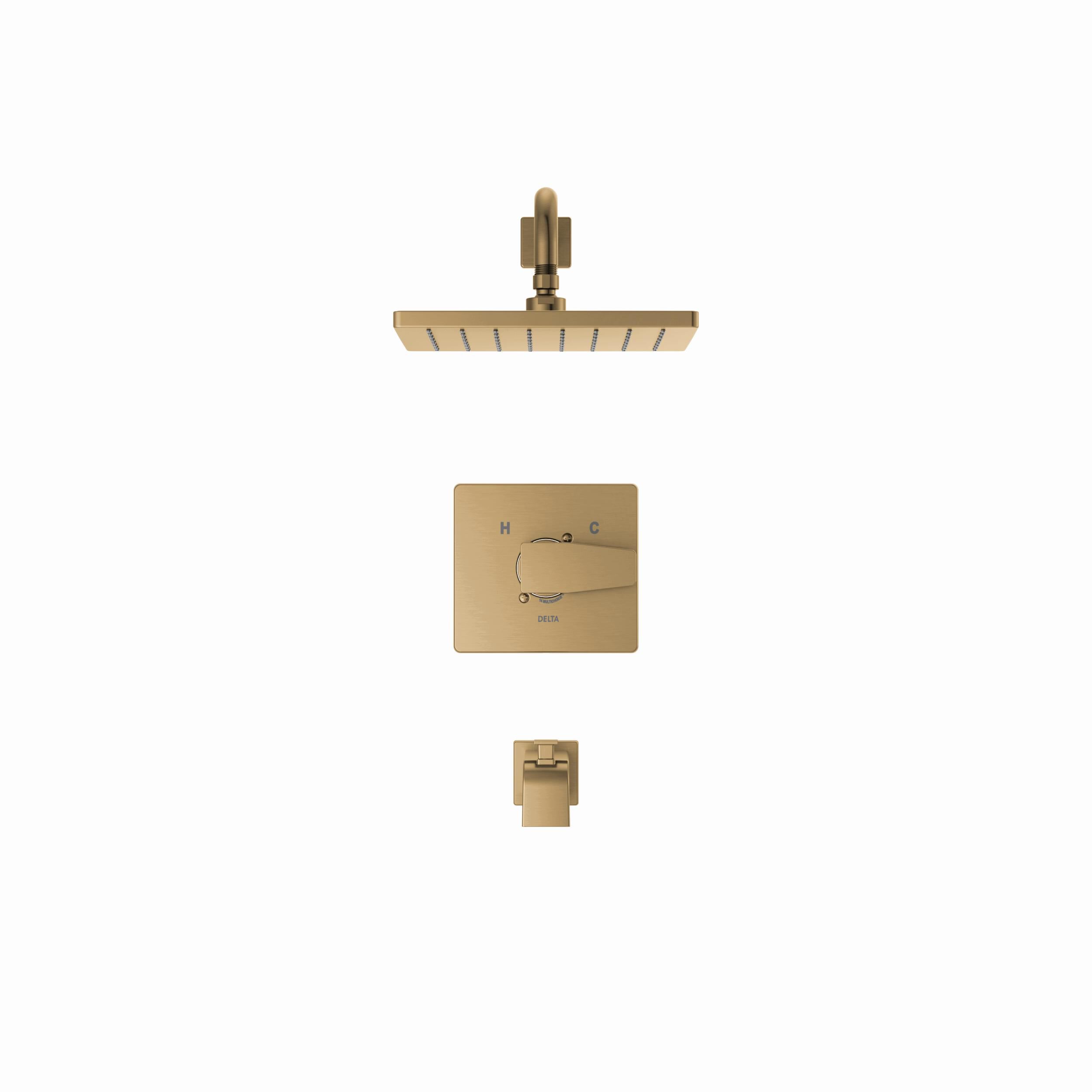 Monitor 14 Series Tub & Shower Trim in Champagne Bronze T14468-CZ