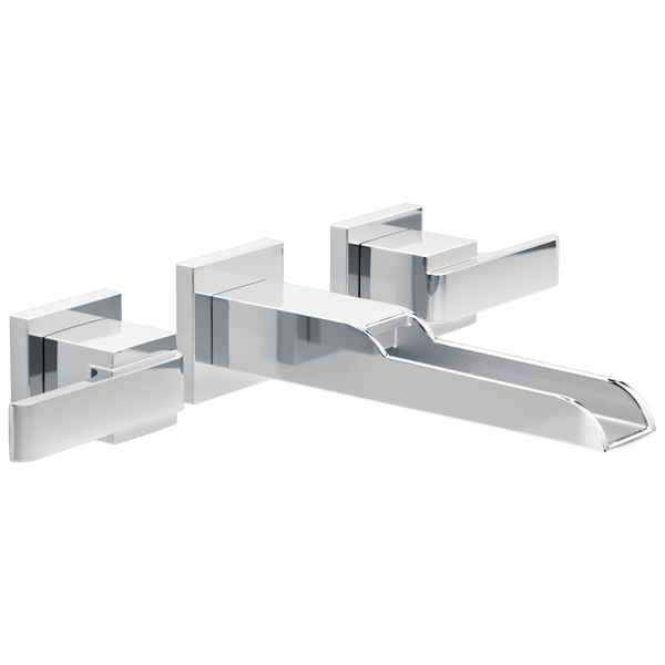 Two Handle Wall Mount Channel Bathroom Faucet Trim