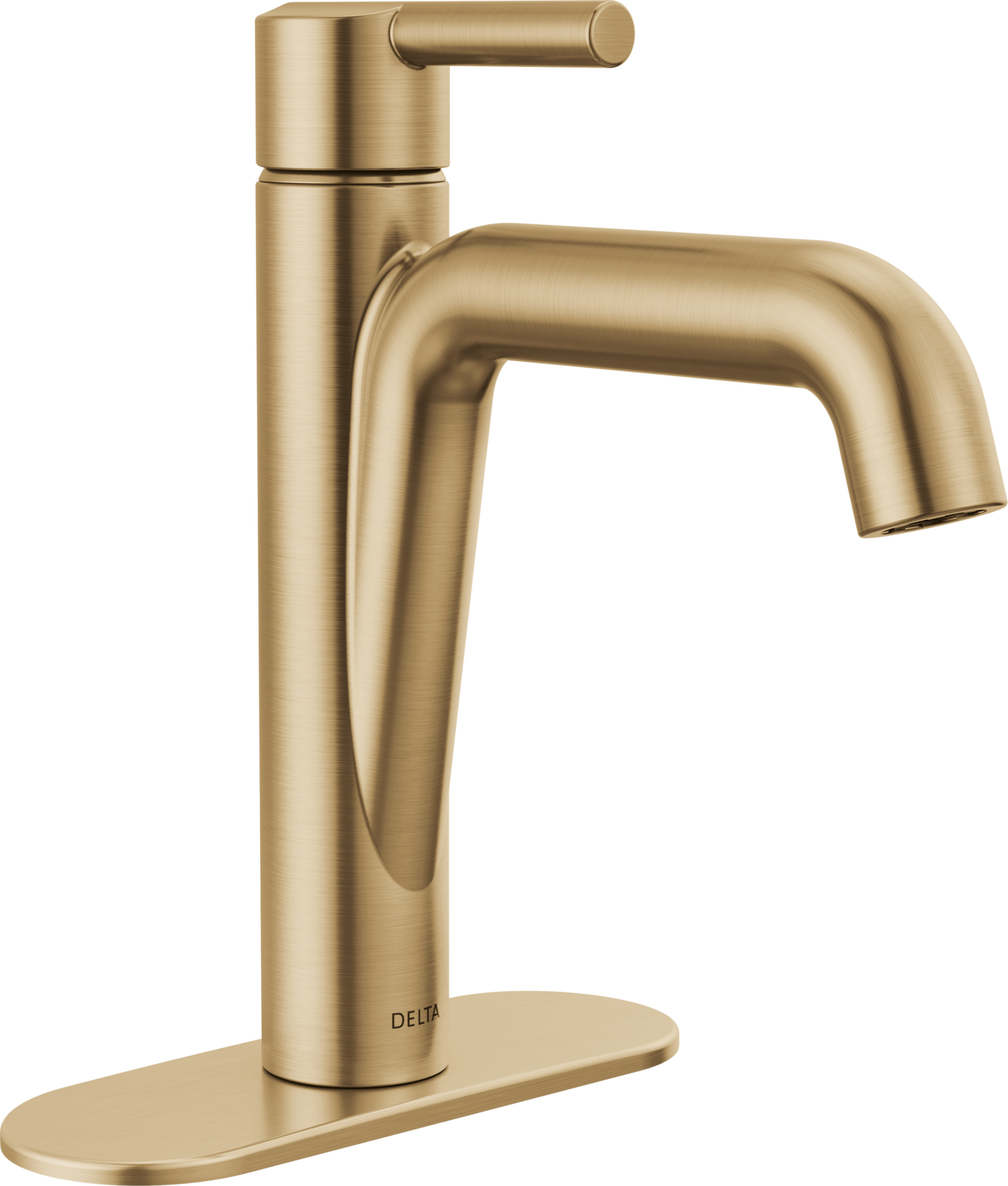 Single-Hole Bathroom Faucet (Recertified) in Champagne Bronze