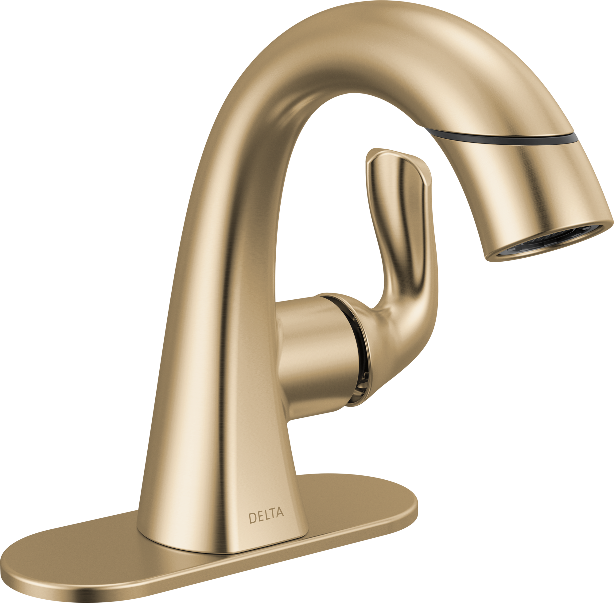 Delta Faucet Arvo Waschtischarmatur – Champagne Bronze, Widespread, Wassersparend
