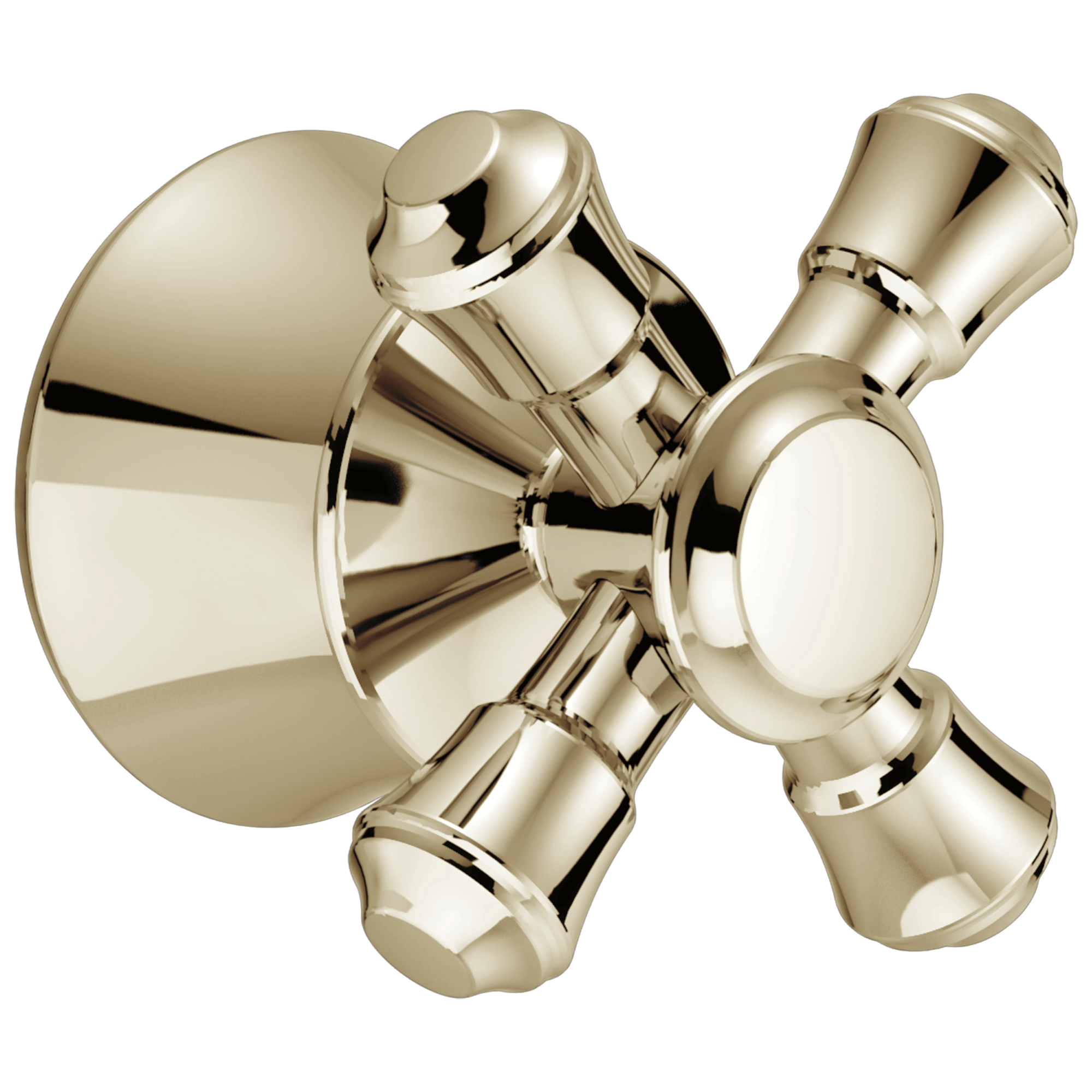 Delta Faucet CassidyE Metal Cross Handle Kit - 14 Series - Polished Nickel