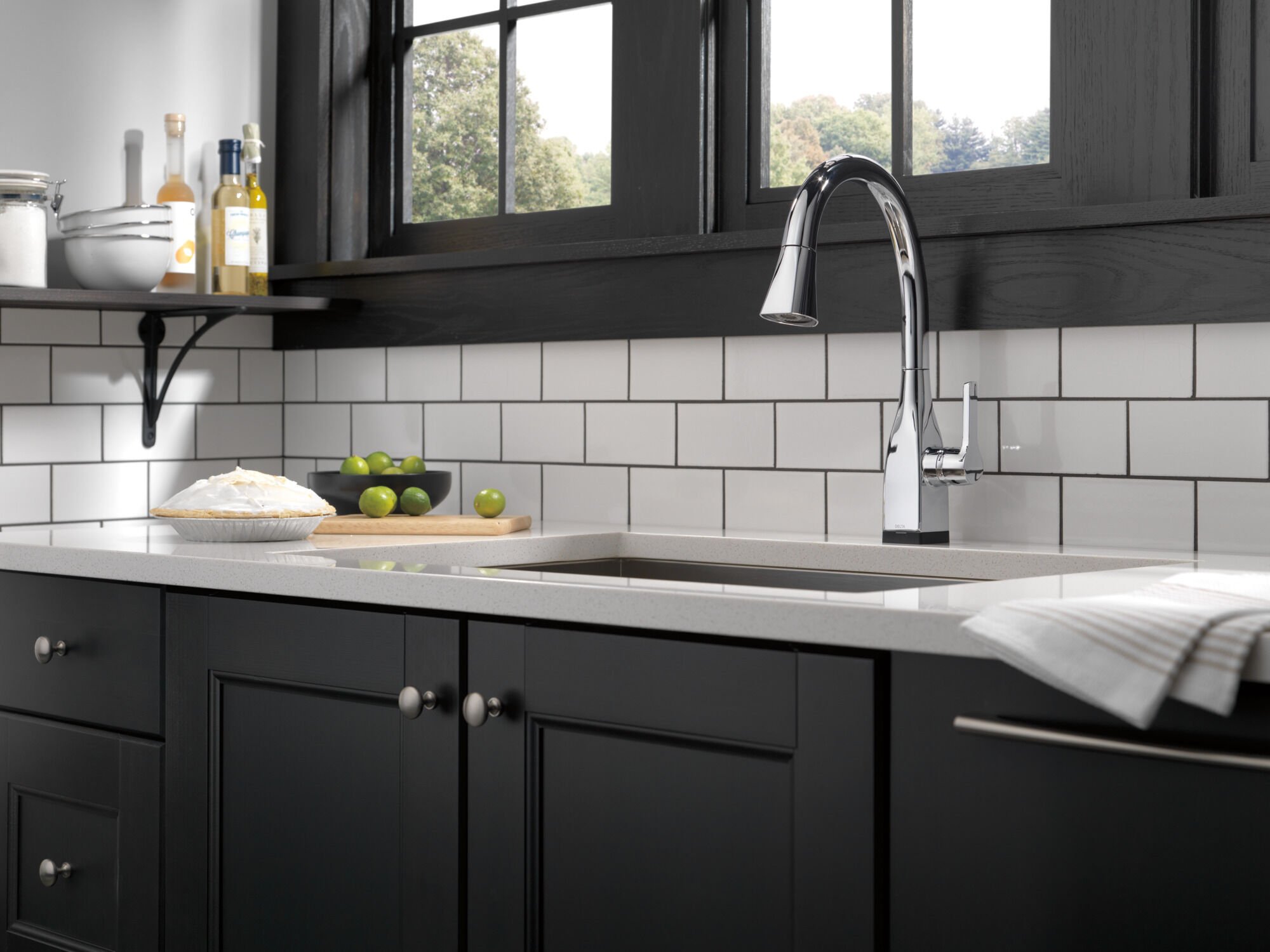 Single Handle Pull-Down Kitchen Faucet with Touch2O® and