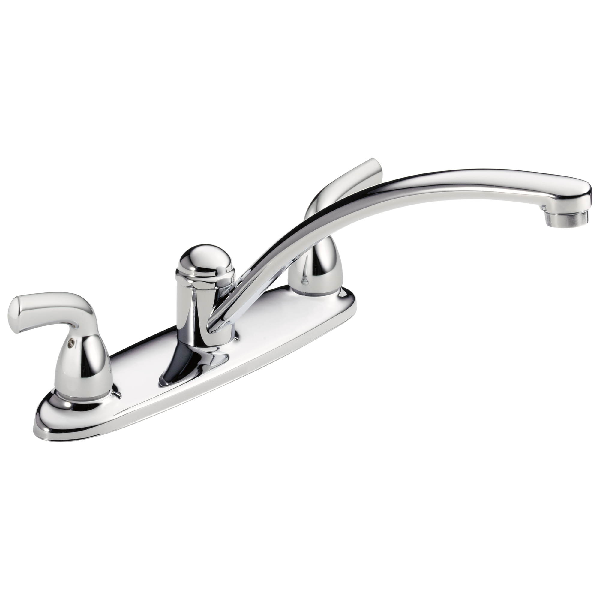Delta Faucet Foundations Two Handle Kitchen Faucet - Chrome
