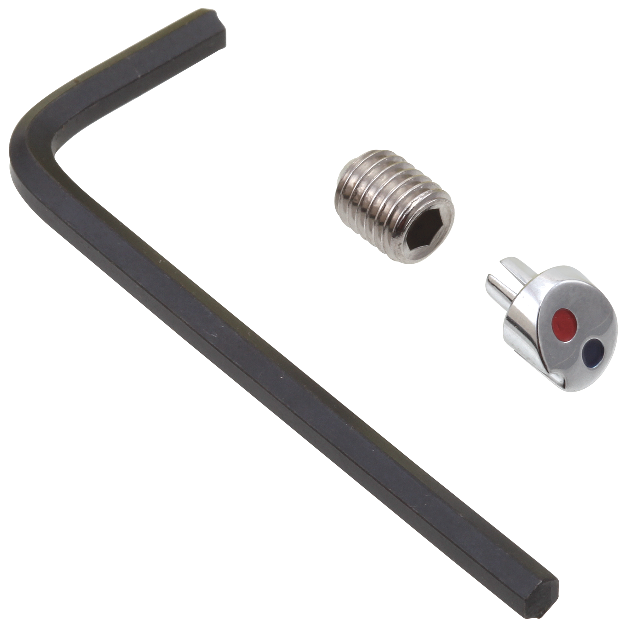 Delta Faucet LindenE Handle Set Screw & Button - Chrome