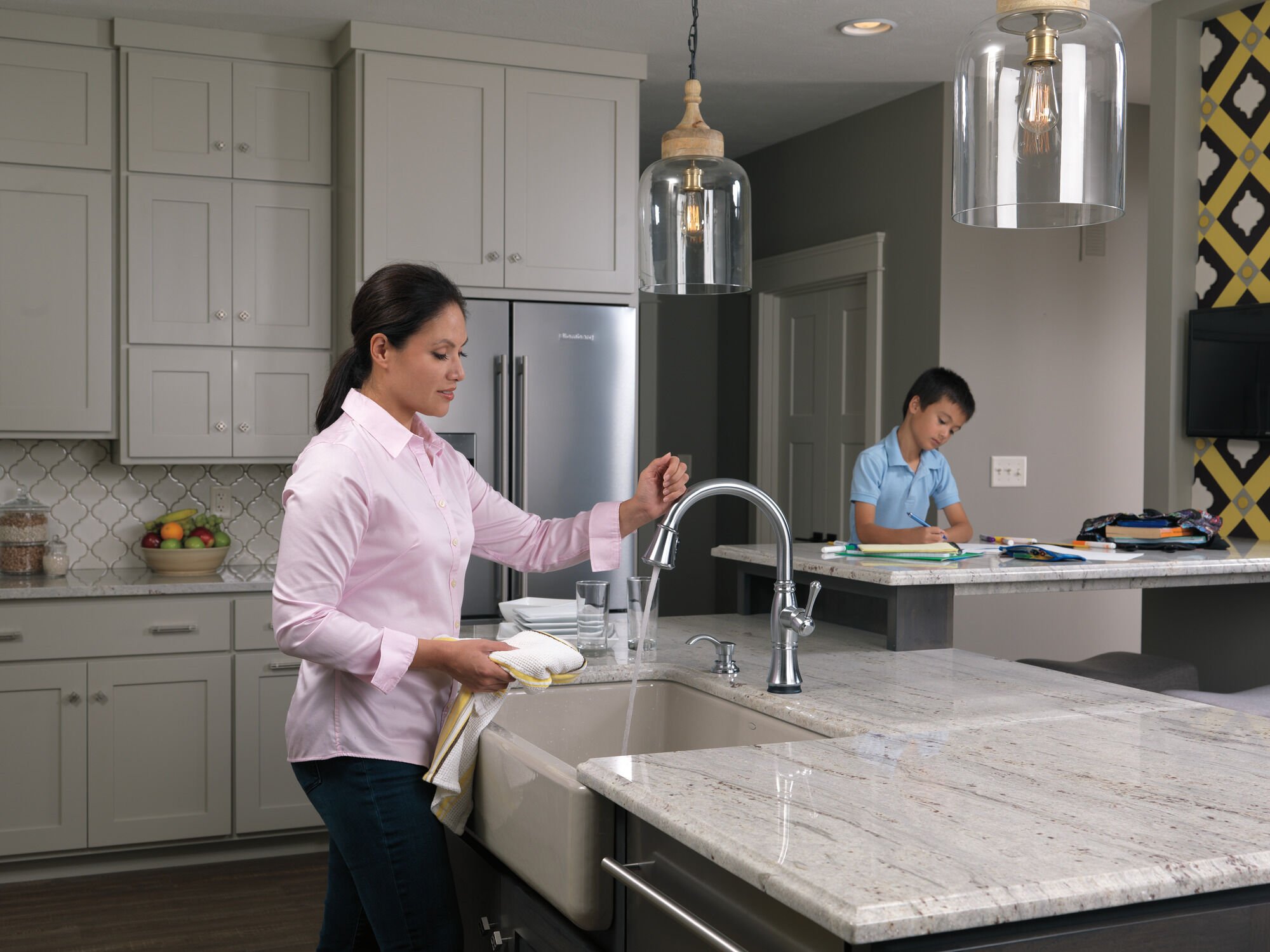 Soap / Lotion Dispenser in Arctic Stainless RP71543AR | Delta Faucet