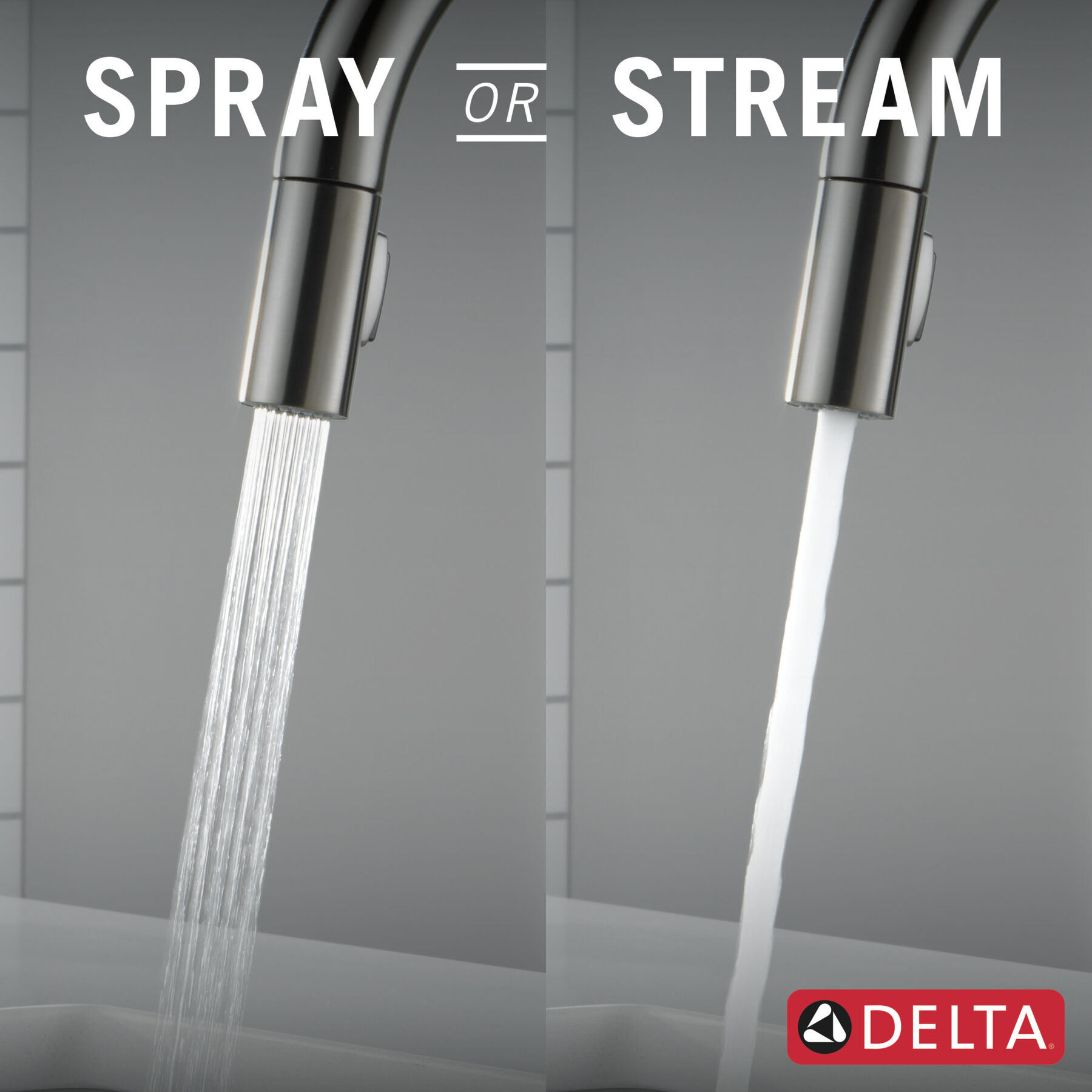 VoiceIQ® Kitchen Faucet with Touch2O® with Touchless Technology in