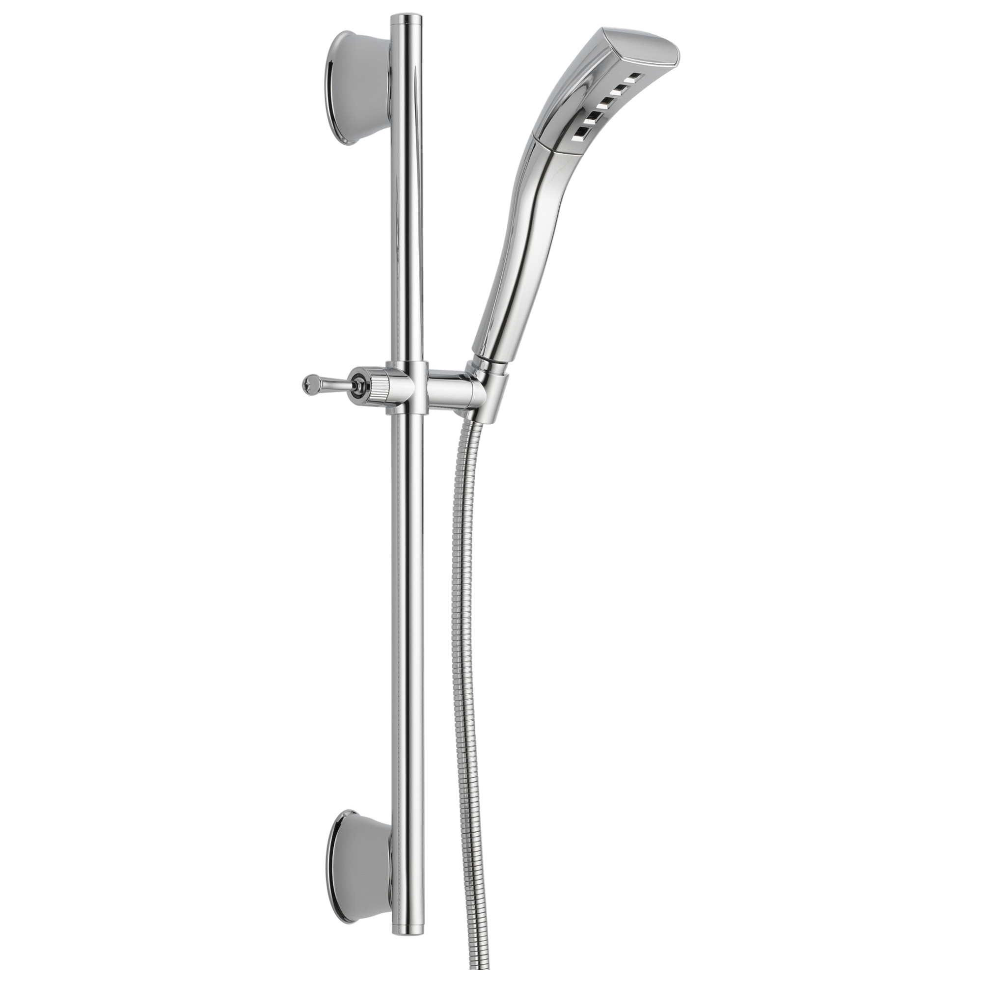 Delta Faucet Universal Showering Components H2OKinetic Single-Setting Slide Bar Hand Shower - Chrome