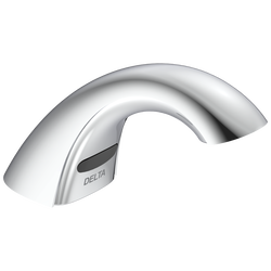 Battery Electronic Lav Faucet, VR 0/Grid Strainer.5 GPM, L