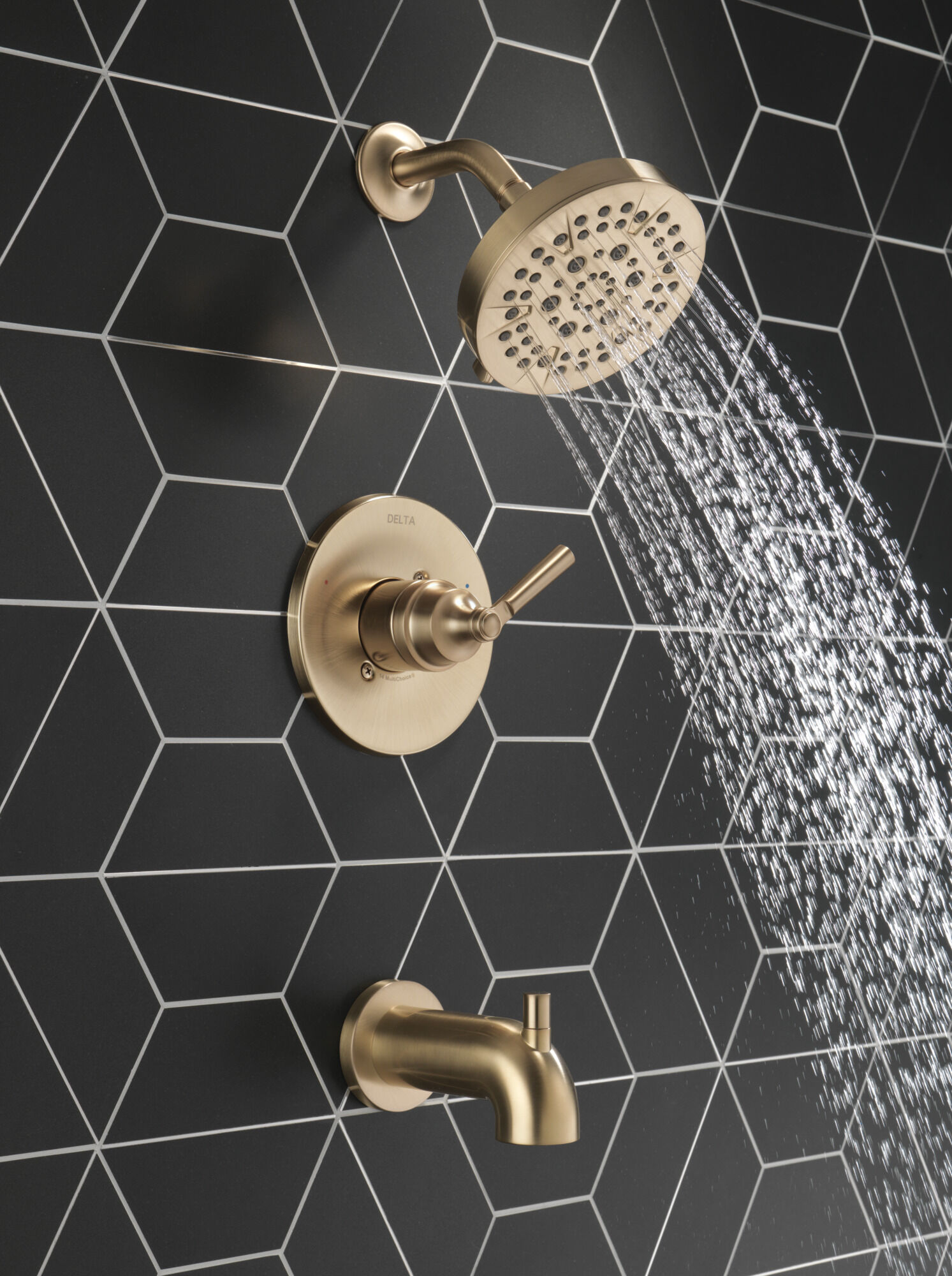 Tub Shower Trim with Universal Rough Bundle - 14 Series in