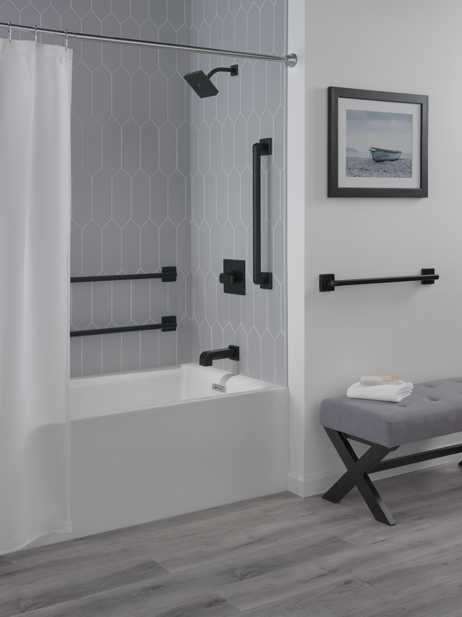 Monitor® 14 Series H2Okinetic® Tub & Shower Trim in Matte Black
