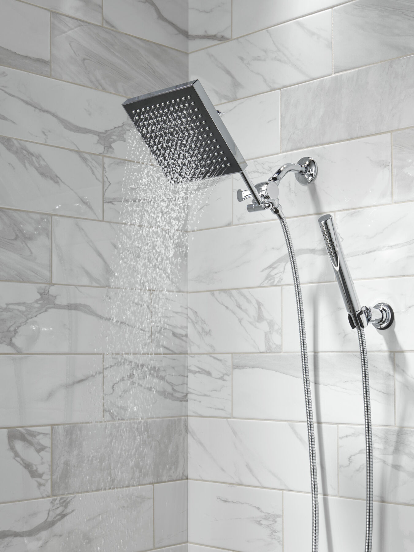 3-Way Shower Arm Diverter for Hand Shower in Chrome U4929-PK 