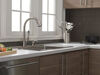 Single Handle Pull-Down Kitchen Faucet with Soap Dispenser