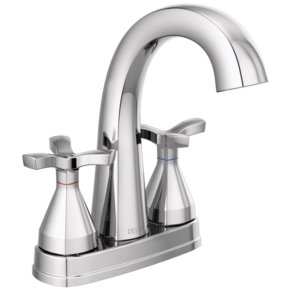 Two Handle Centerset Bathroom Faucet in Chrome 257756MPUDST Delta
