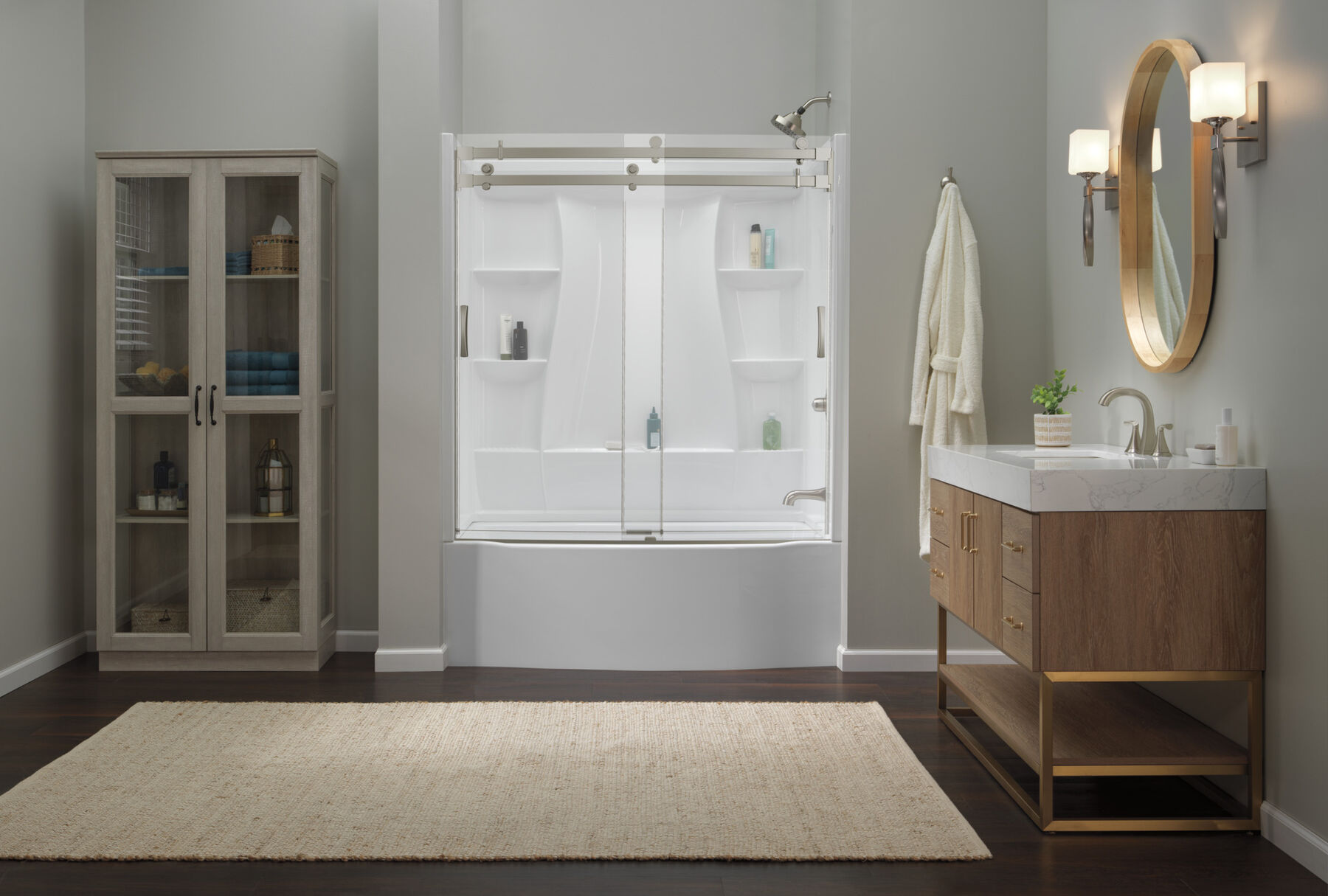 60"x32" Classic 500 Curved Bathtub Door, image 7