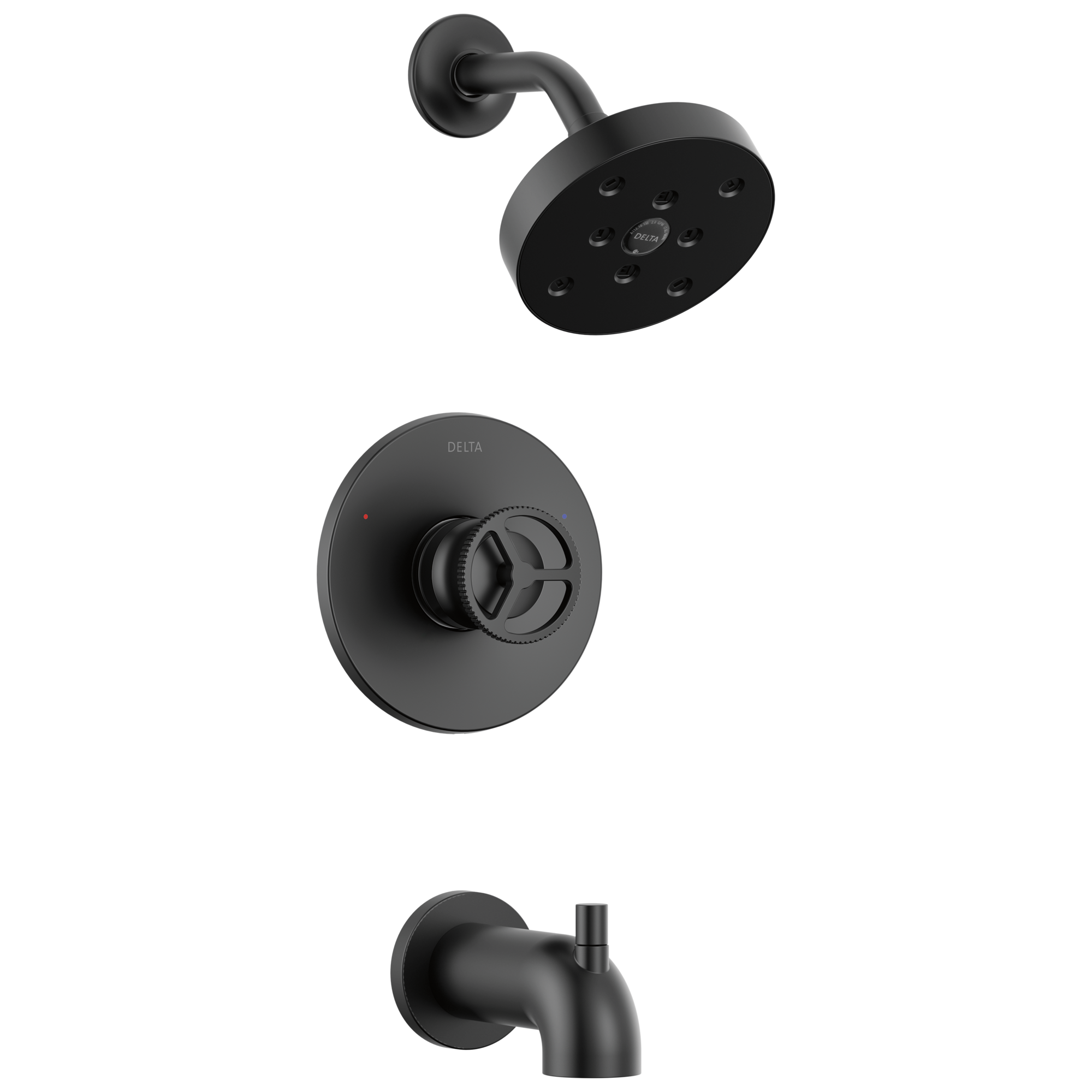 Delta Faucet Trinsic H2O Tub Shower Trim - Matte Black