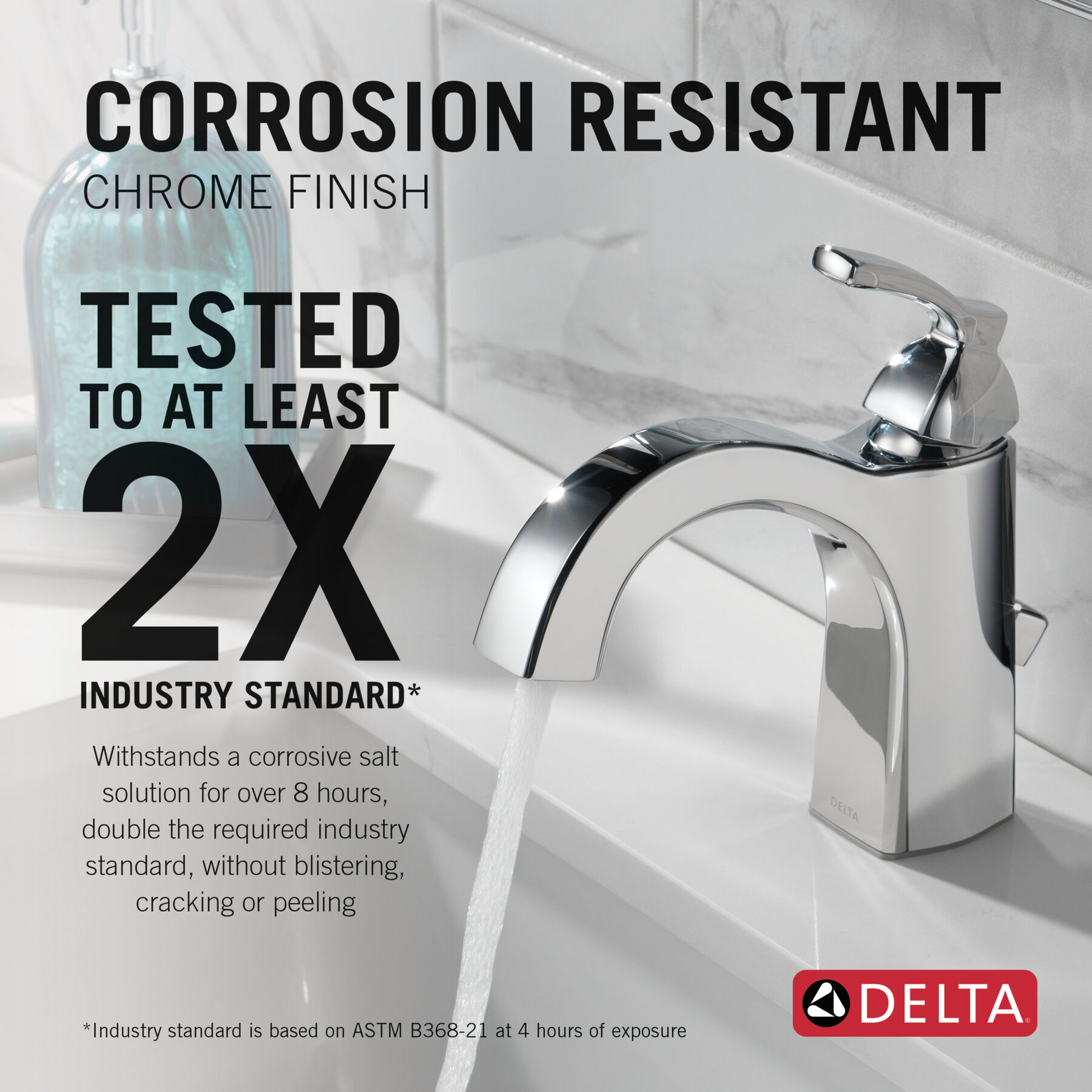 Single Handle Centerset Bathroom Faucet in Chrome 15768LF — thumbnail 3
