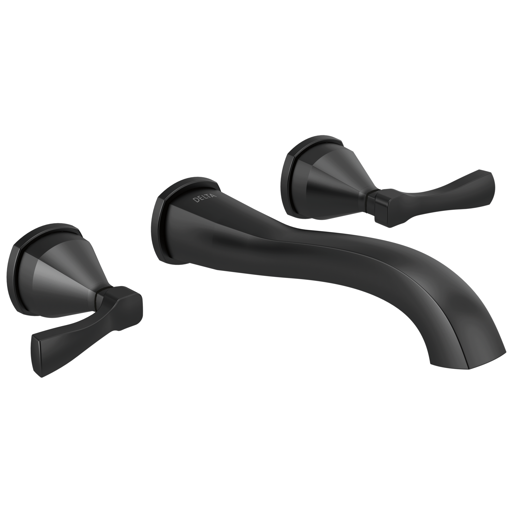 Delta Faucet Stryke Wall Mounted Lav - Matte Black