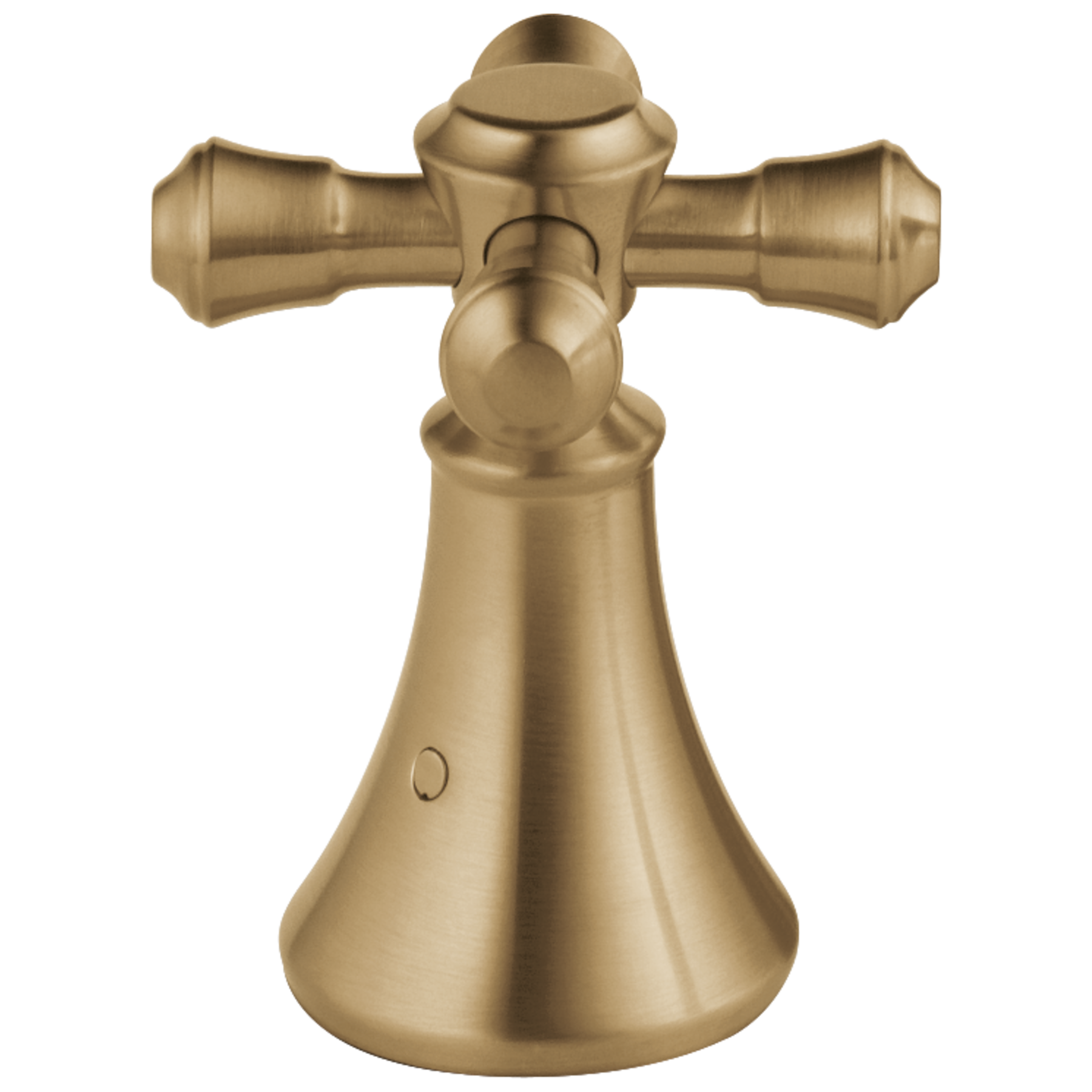 Metal Cross Handle Set - Roman Tub in Champagne Bronze H695CZ