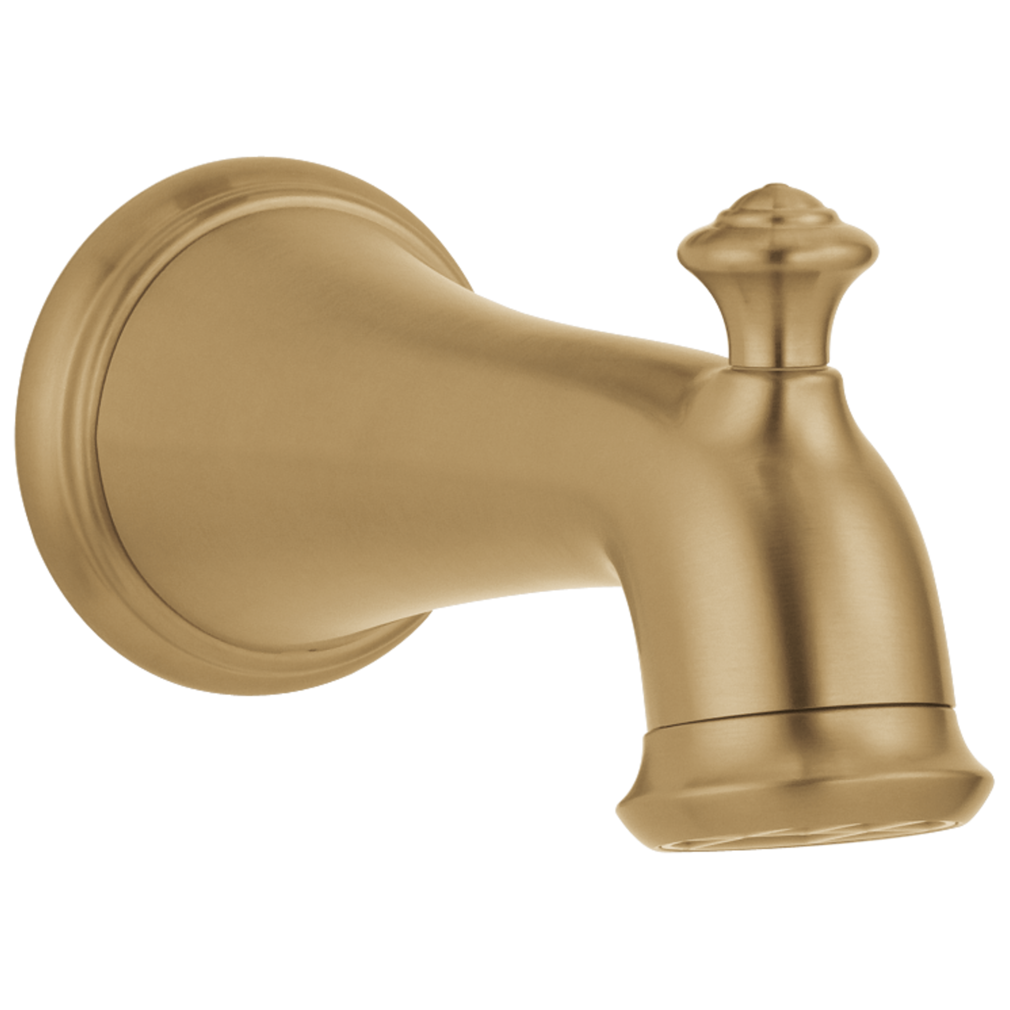 Delta Faucet Victorian Tub Spout - Pull-Up Diverter - Champagne Bronze