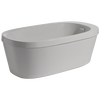 60 in. x 32 in. Freestanding Tub with Integrated Waste and Overflow