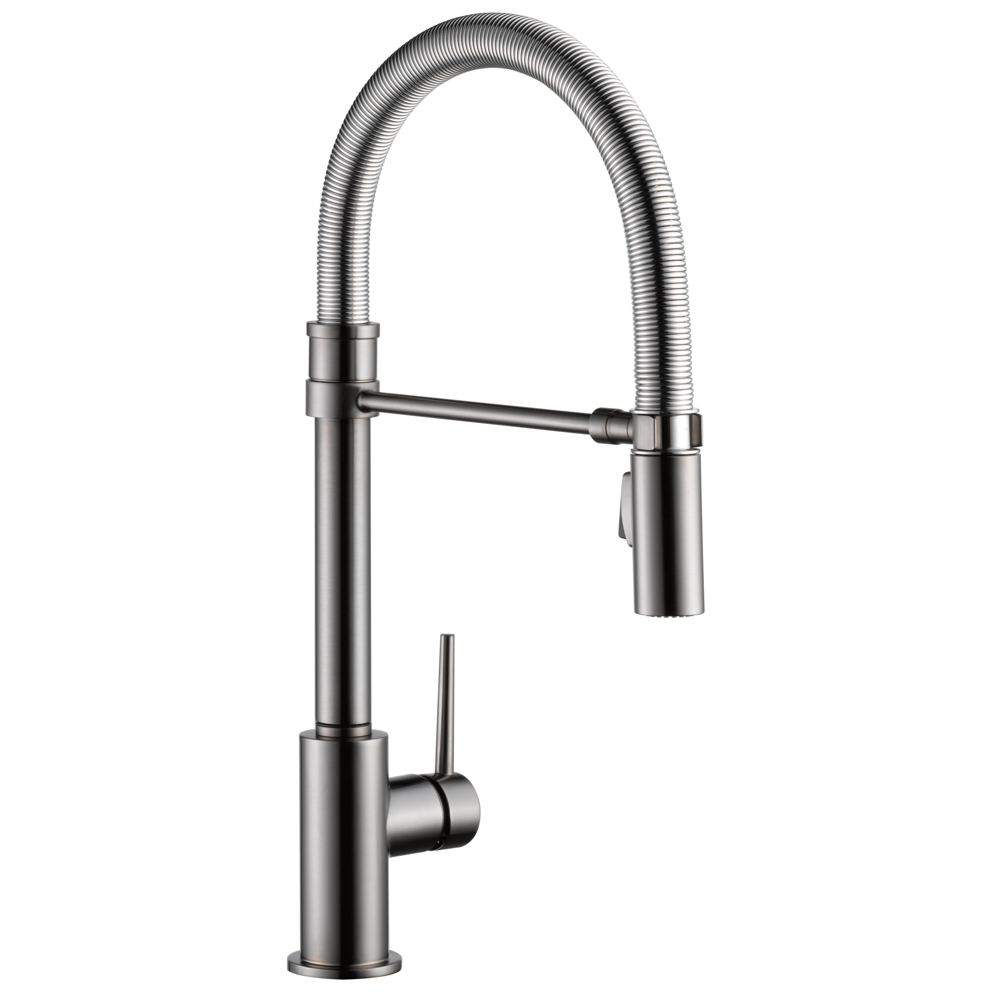 Delta Faucet Trinsic Kitchen Faucet with Touchless Technology - Black Stainless