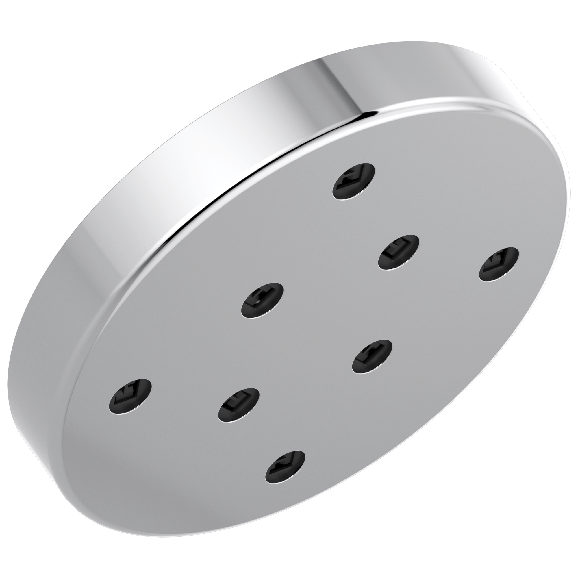 Delta Faucet Universal Showering Components H2Okinetic Single-Setting Metal Raincan Shower Head - Lumicoat Chrome