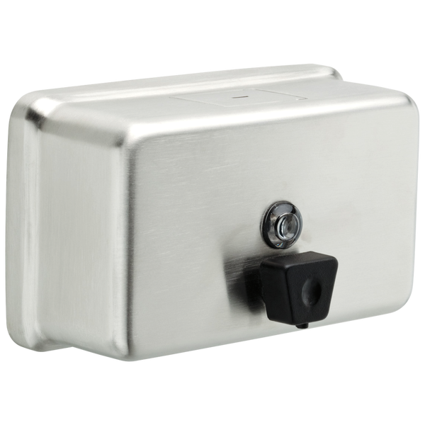 Stainless Steel Horizontal Liquid Soap Dispenser in Chrome 44081