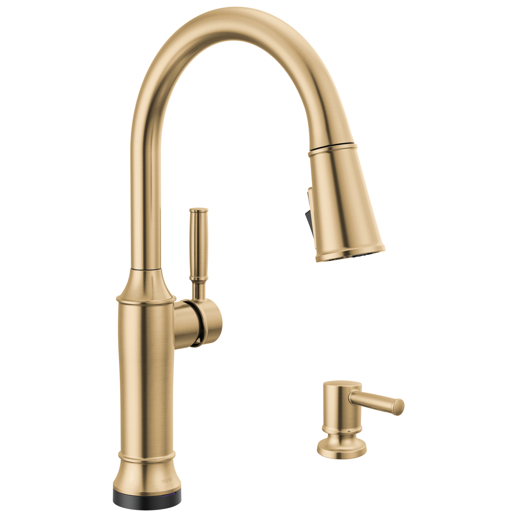 Pull-Down Kitchen Single Handle with Soap Dispenser Bundle in