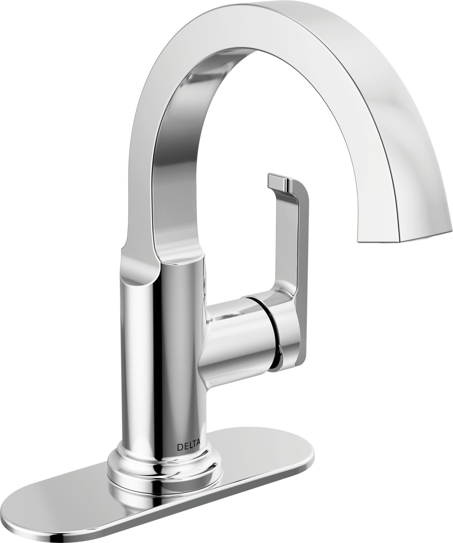 Single Handle Bathroom Faucet in Lumicoat® Chrome — thumbnail 2