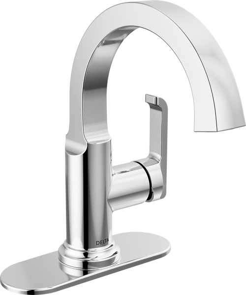 Single Handle Bathroom Faucet in Lumicoat® Chrome 588SHPRDST Delta