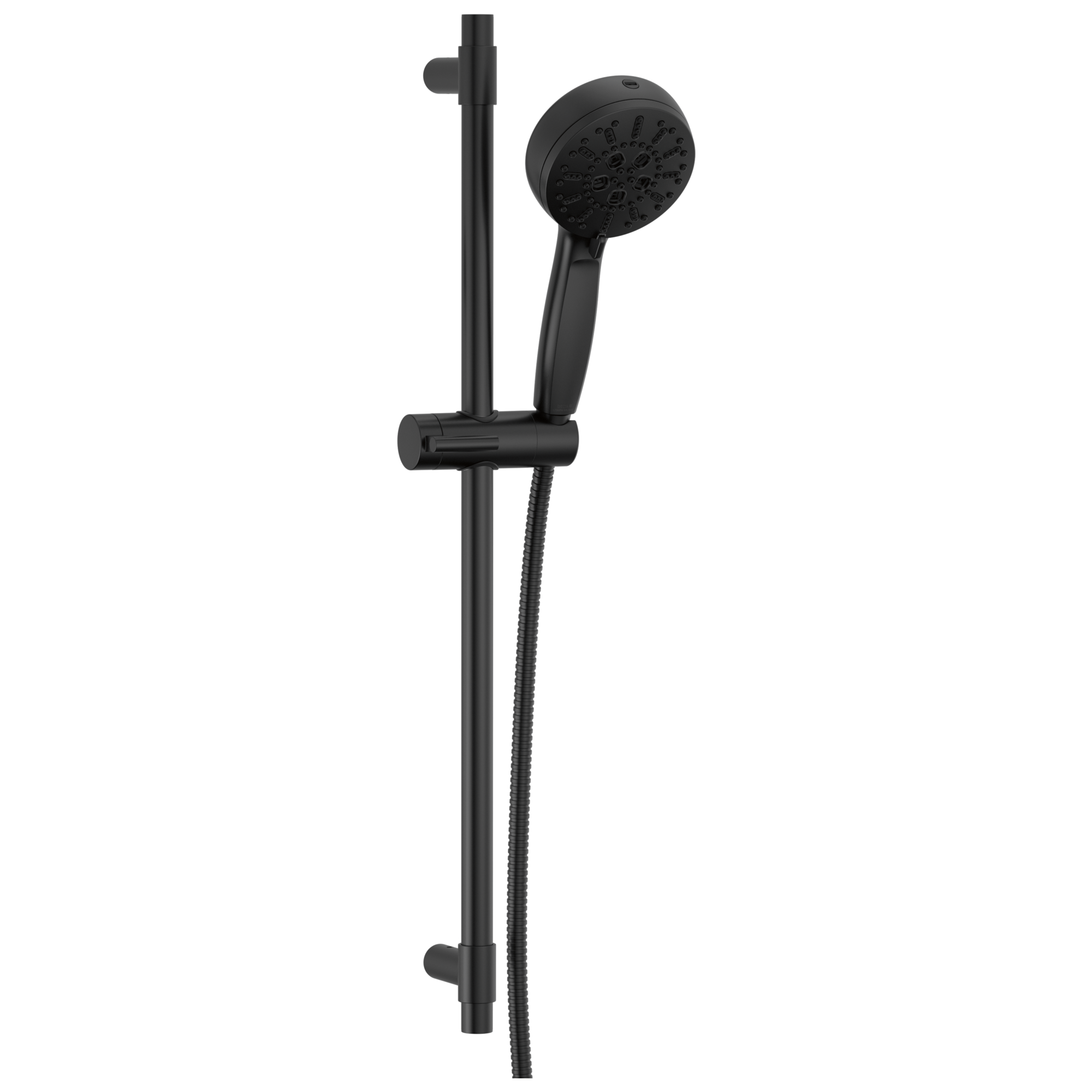 Delta Faucet Universal Showering Components 7-Setting Slide Bar Hand Shower with Cleaning Spray - Matte Black