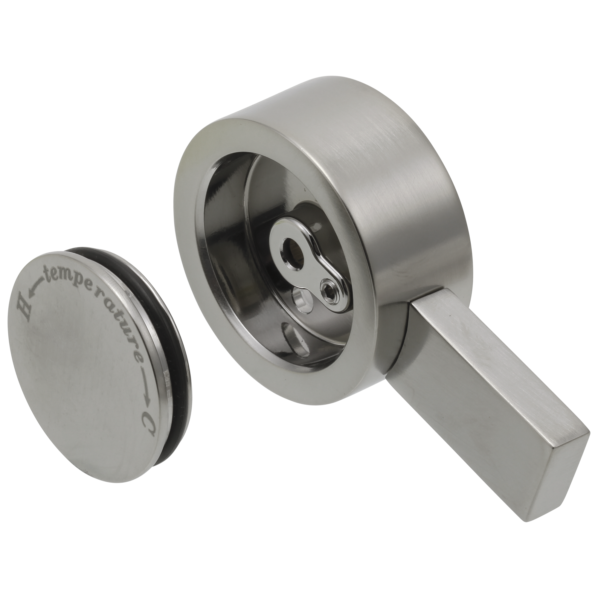 Delta Faucet Vero Temperature Knob & Cover - 17T Series - Stainless