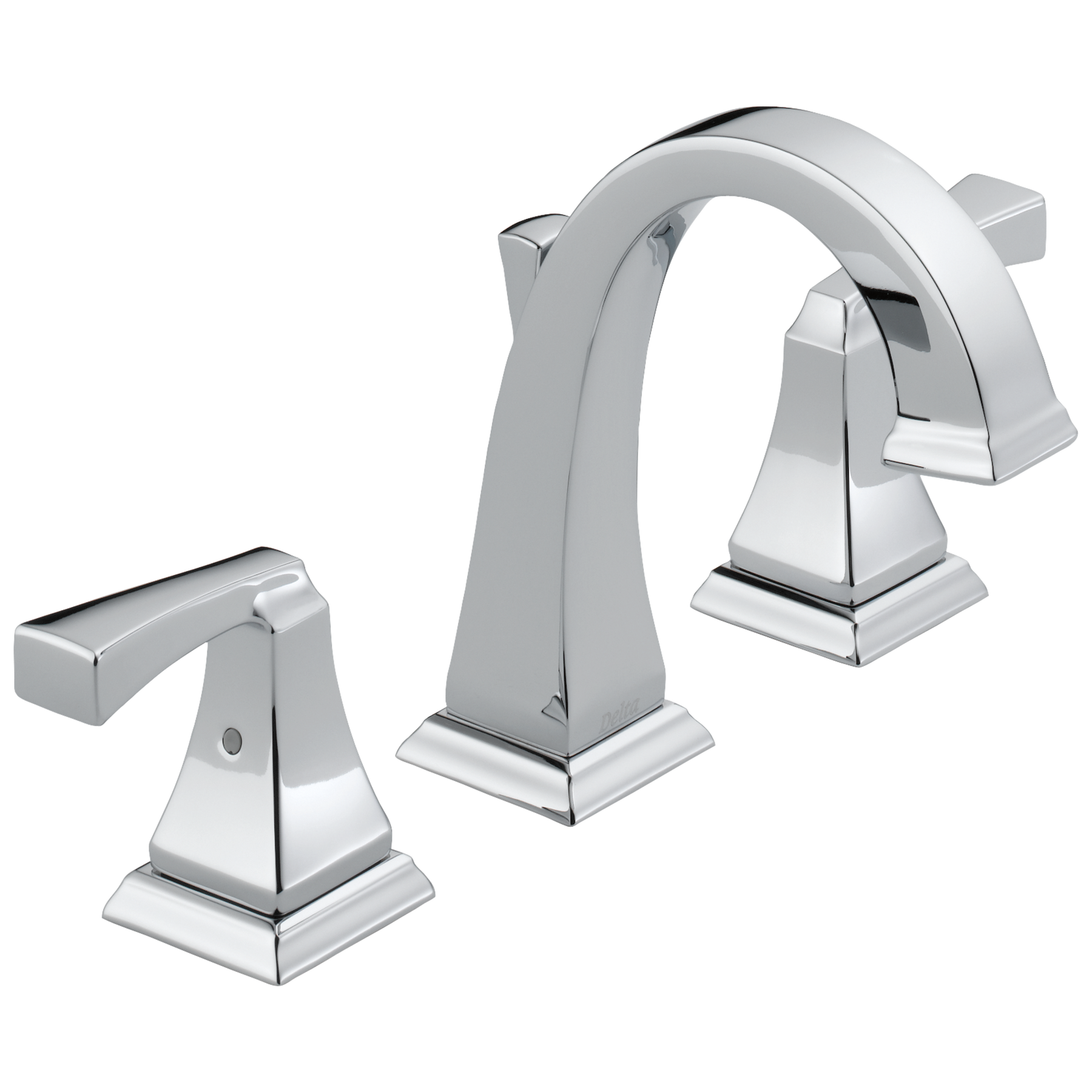 Two Handle Widespread Bathroom Faucet in Chrome — image 1