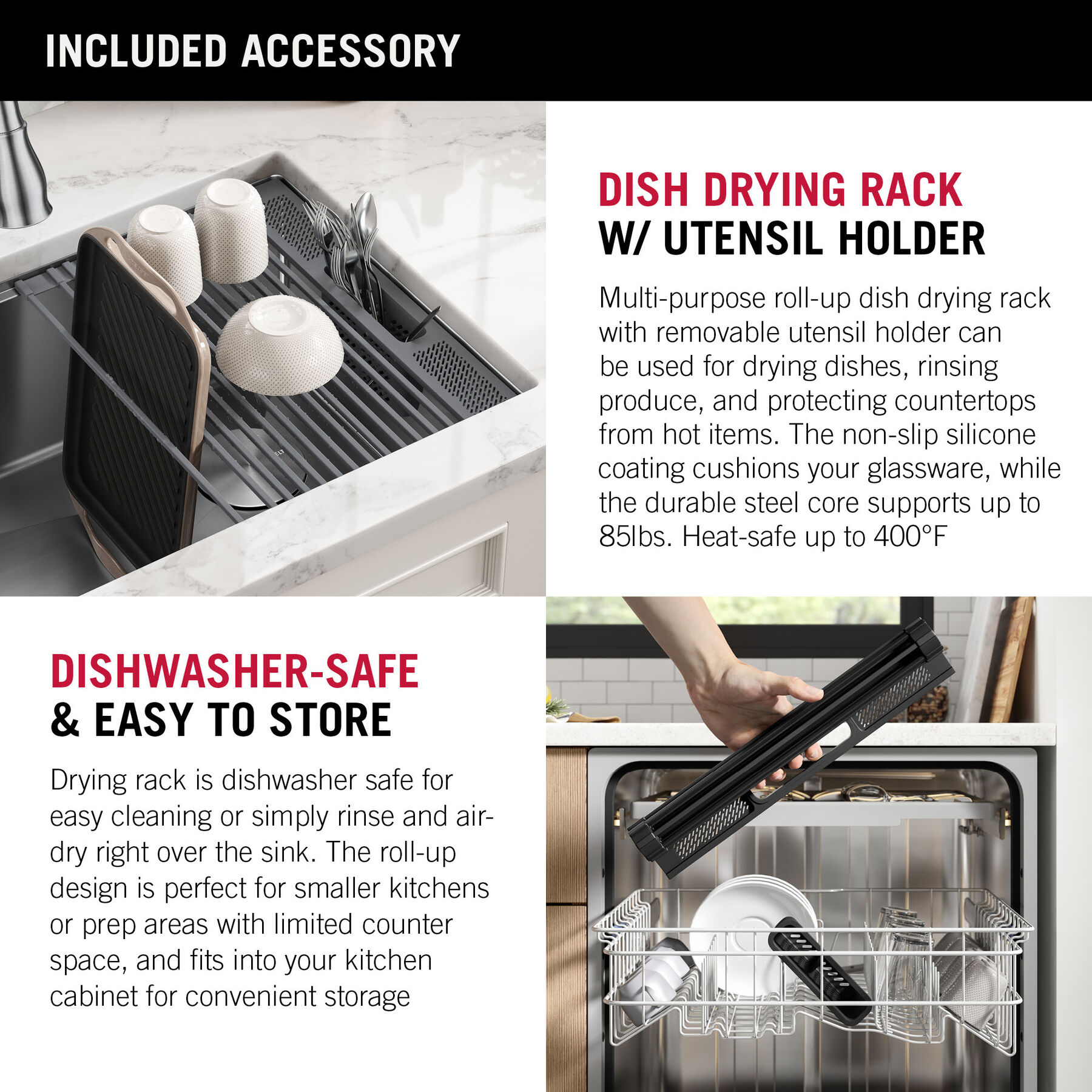 W Home Soap Dispensing Dish Brush, Multi-purpose, Safe for Non-Stick  Cookware