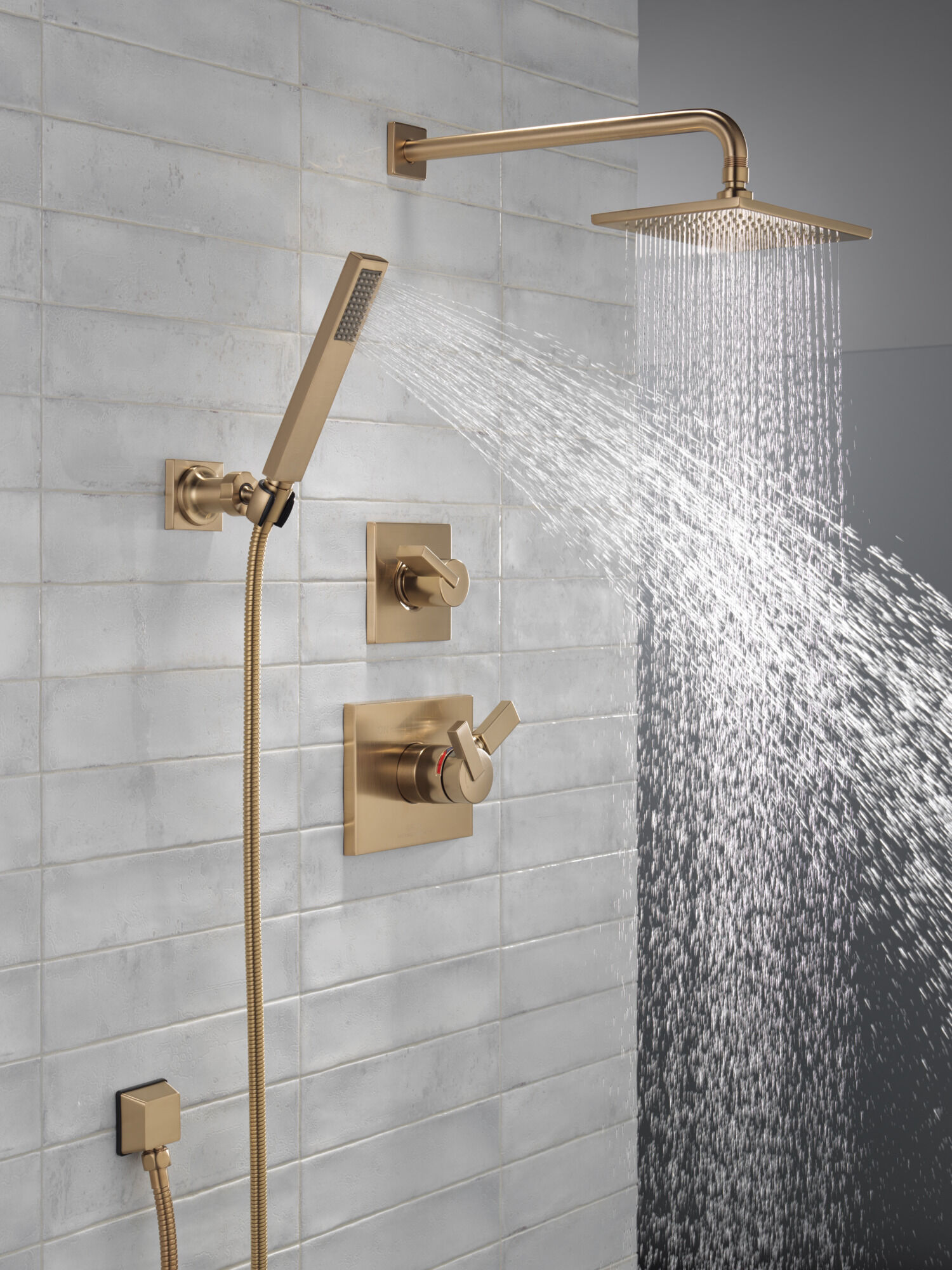 Premium Single-Setting Adjustable Wall Mount Hand Shower in