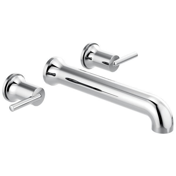 Wall Mounted Tub Filler In Chrome T5759, Bathtub Faucet With Sprayer Wall Mount