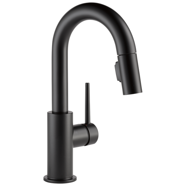 Delta 9959-AR-DST Trinsic 1.8 GPM Single Hole Pull-Down Bar/Prep Faucet With Magnetic Docking Spray Head
