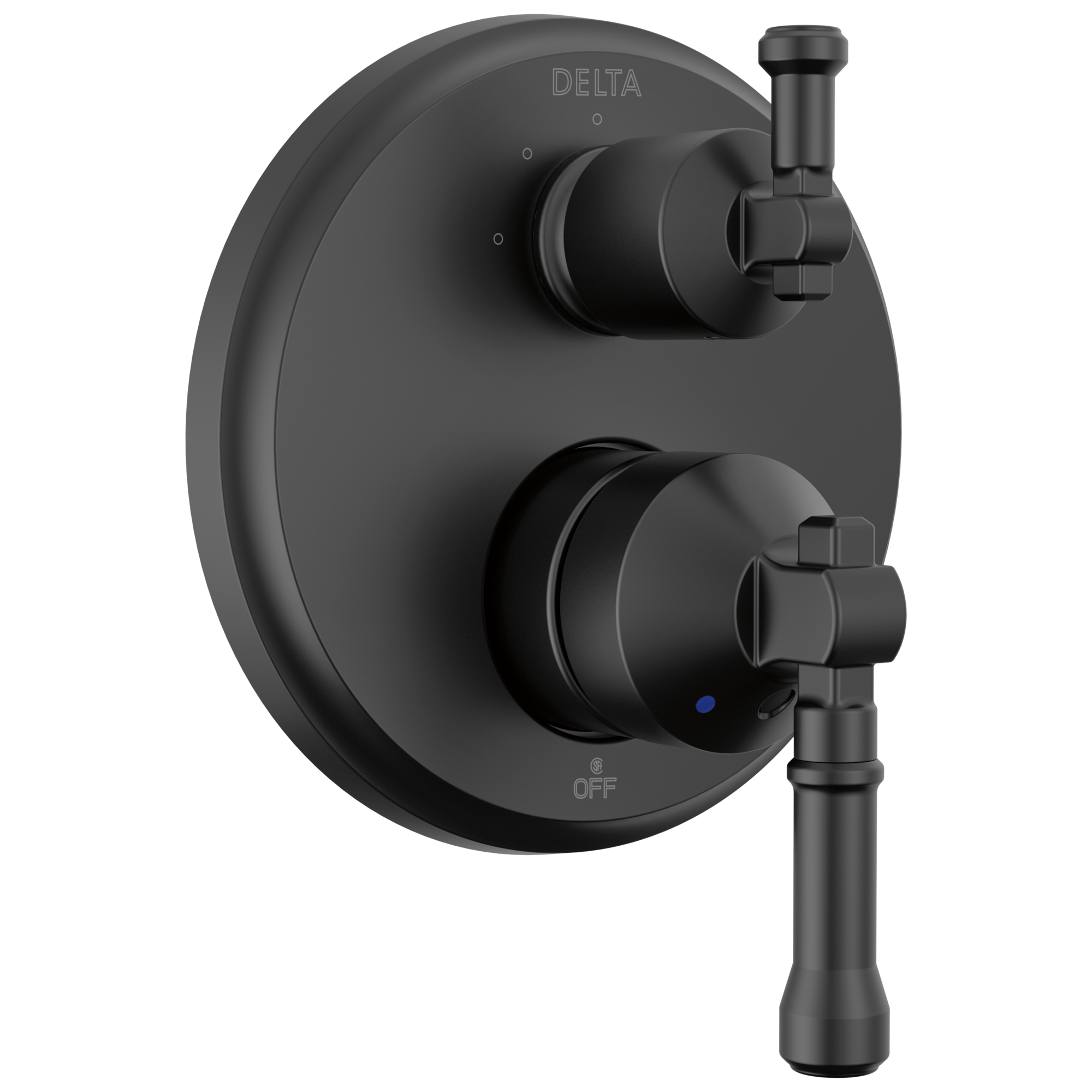 BroderickE 14 Series Integrated Diverter Trim 3-Setting - Matte Black