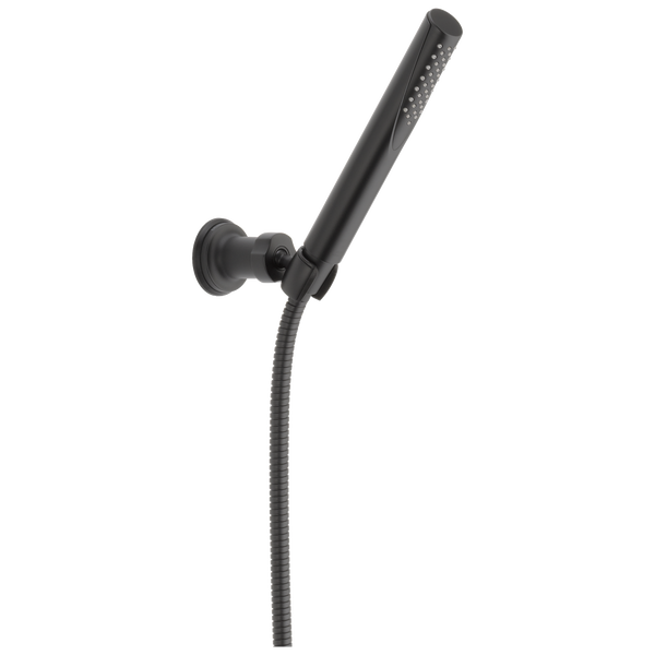 Premium Single-Setting Adjustable Wall Mount Hand Shower in Matte Black ...