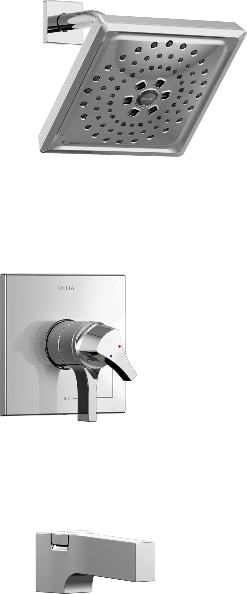 Delta Faucet Zura Monitor 17 Series H2OKineticTub & Shower Trim - Chrome