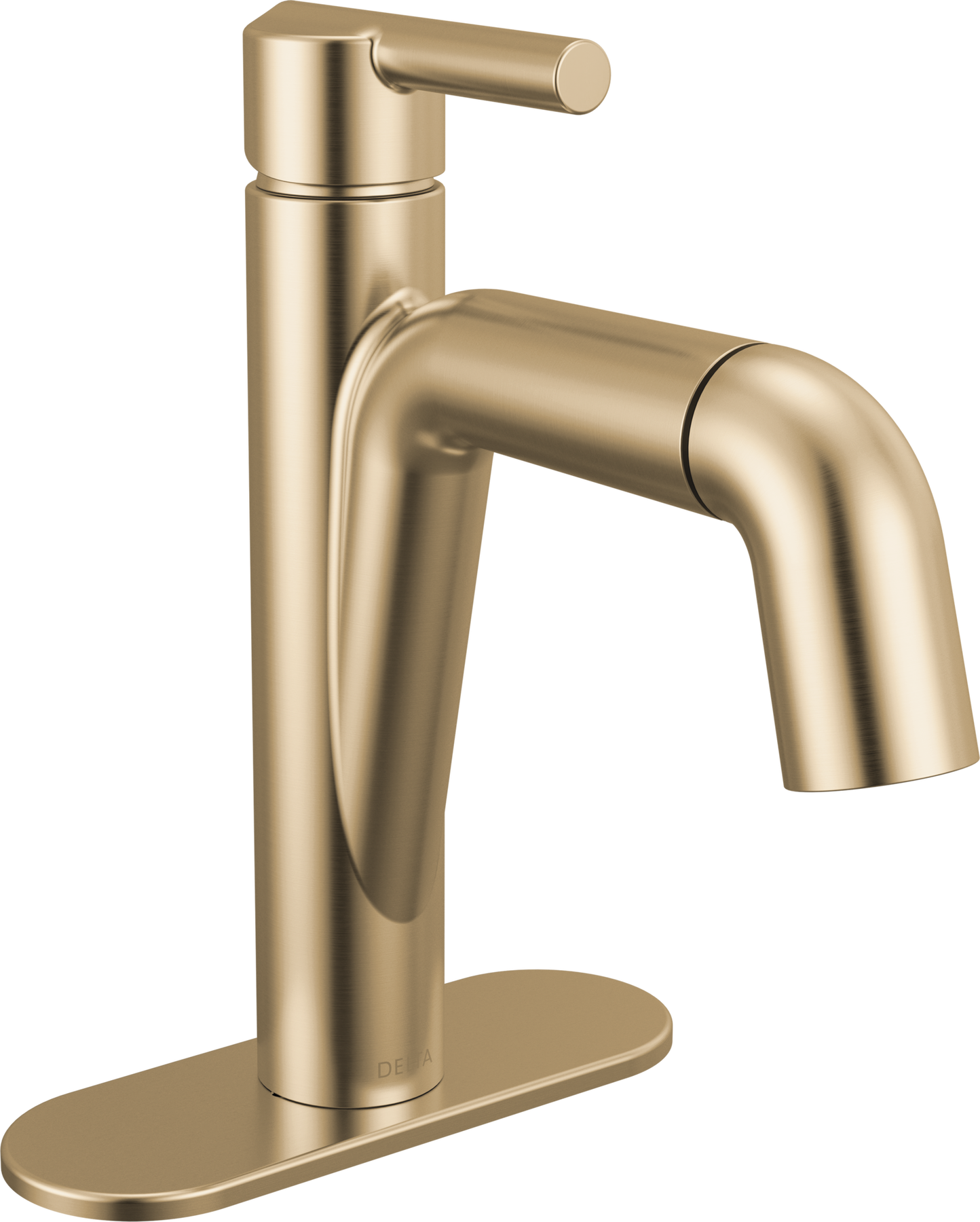 Single Handle Pull-Down Bathroom Faucet in Champagne Bronze 15849LF ...