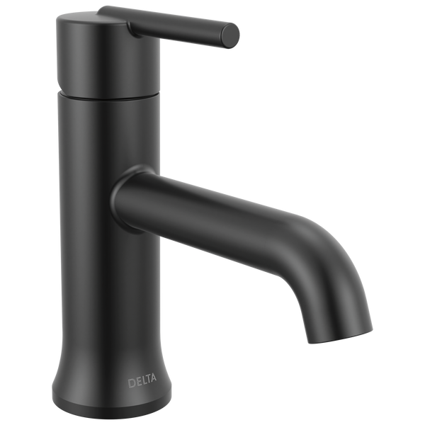 Single Handle Bathroom Faucet in Matte Black 559LF-BLMPU | Delta