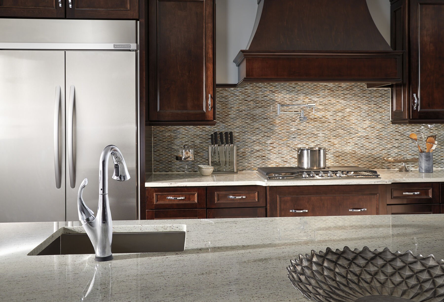 Contemporary Wall Mount Pot Filler