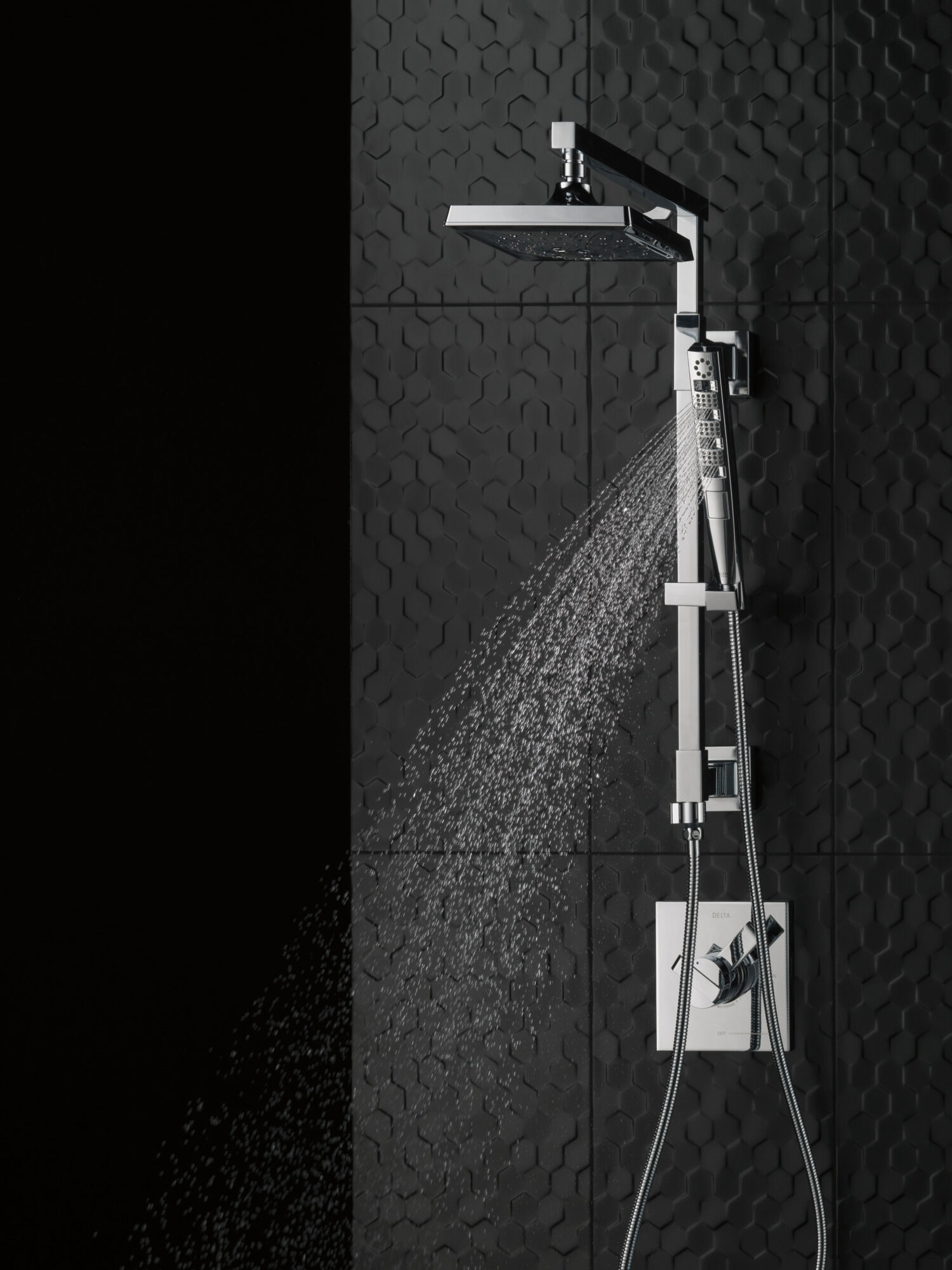 H2Okinetic® 3-Setting Raincan Shower Head in Chrome 52684 | Delta