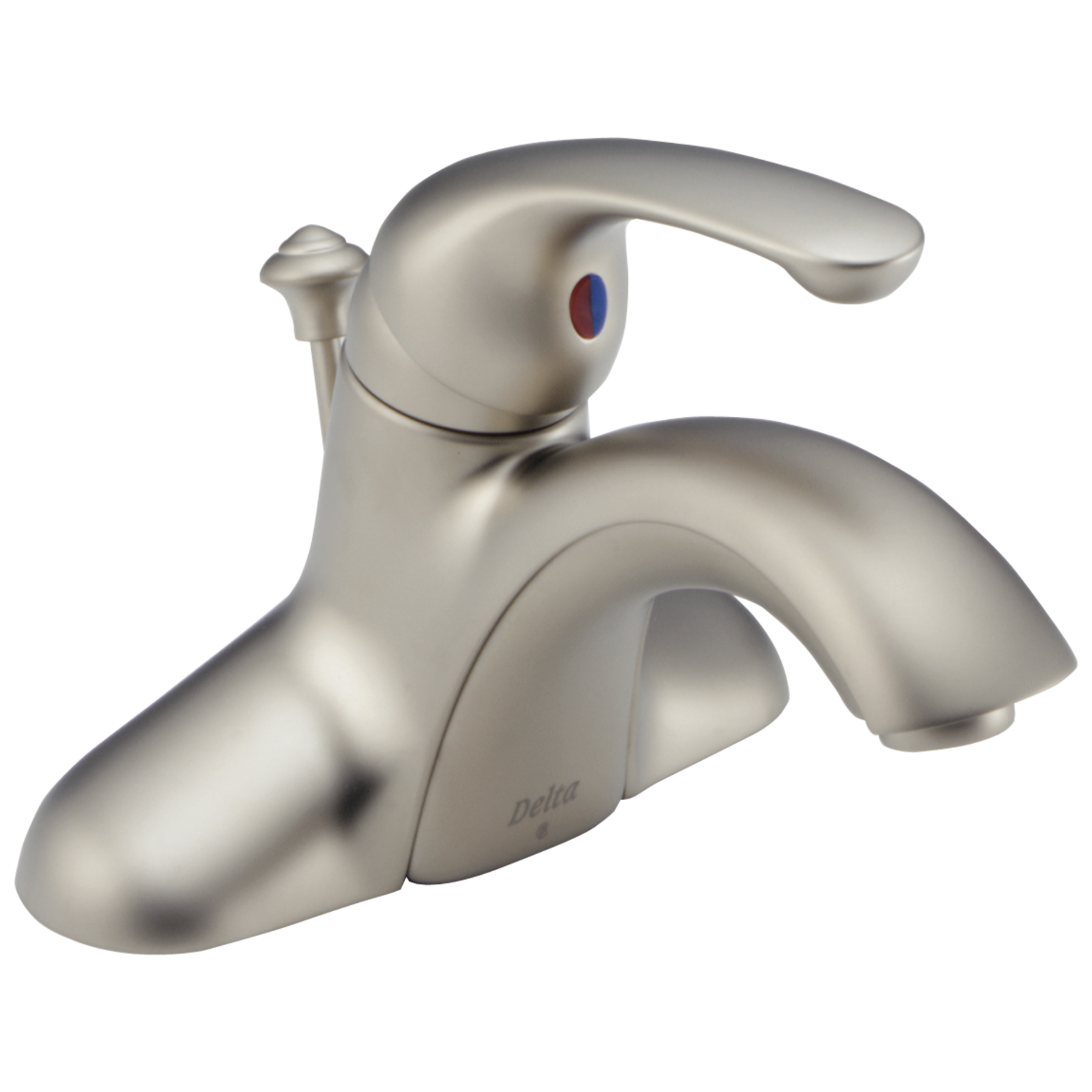 Single Handle Centerset Lavatory Faucet in Pearl Nickel 540-NNWF