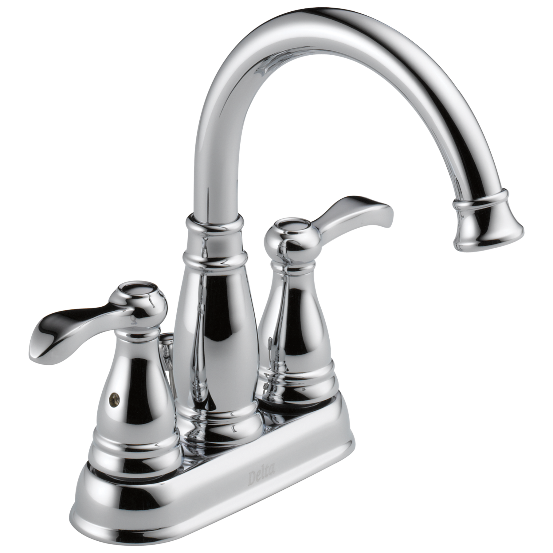 Two Handle Centerset Bathroom Faucet in Chrome 25984LF-ECO | Delta